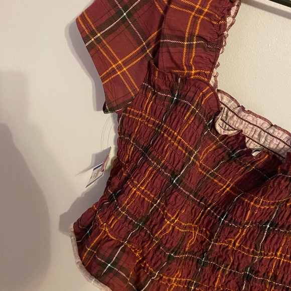 Arizona plaid crop top plus - Picture 4 of 4